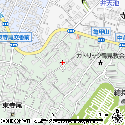 神奈川県横浜市鶴見区東寺尾中台15-4周辺の地図