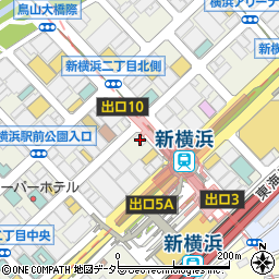城南信用金庫新横浜支店周辺の地図