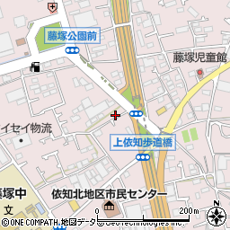 神奈川県厚木市上依知1352-1周辺の地図
