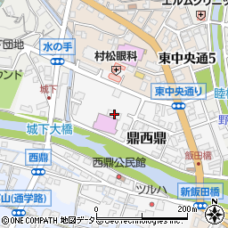 長野県飯田市鼎西鼎609周辺の地図