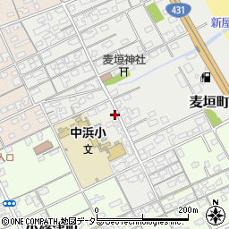 鳥取県境港市麦垣町383周辺の地図