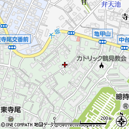 神奈川県横浜市鶴見区東寺尾中台15-3周辺の地図
