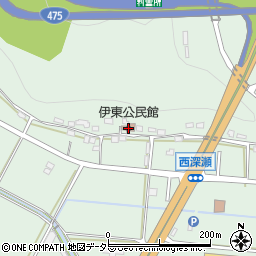 伊東公民館周辺の地図