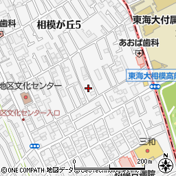 神奈川県座間市相模が丘5丁目37周辺の地図