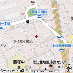 神奈川県厚木市上依知1356-21周辺の地図