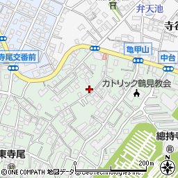 神奈川県横浜市鶴見区東寺尾中台15-2周辺の地図