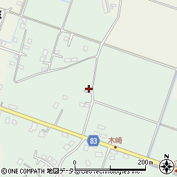 千葉県大網白里市木崎79-10周辺の地図