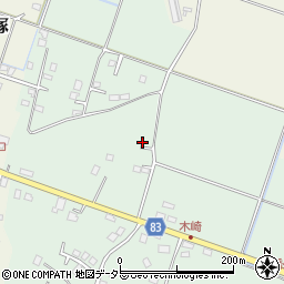 千葉県大網白里市木崎79周辺の地図