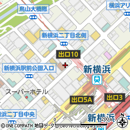 お忍び個室和洋陶板料理居酒屋 イチゴヤ商店 新横浜店周辺の地図