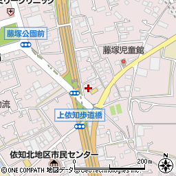 神奈川県厚木市上依知1339-18周辺の地図