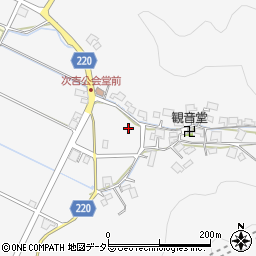 福井県小浜市次吉周辺の地図