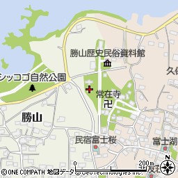 富士御室浅間神社本殿周辺の地図