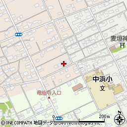 鳥取県境港市新屋町394周辺の地図
