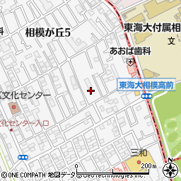 神奈川県座間市相模が丘5丁目38周辺の地図