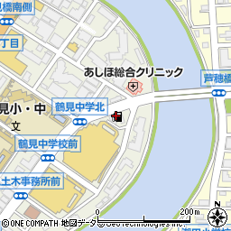 日新商事株式会社　Ｄｒ．Ｄｒｉｖｅ鶴見ＳＳ周辺の地図