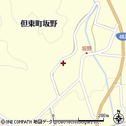 兵庫県豊岡市但東町坂野150周辺の地図