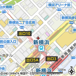 三井住友銀行新横浜支店周辺の地図