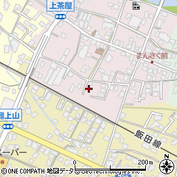 長野県飯田市鼎上茶屋3504周辺の地図