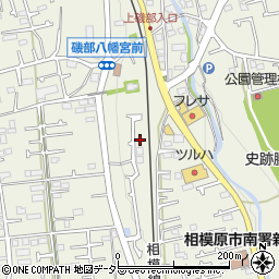 神奈川県相模原市南区磯部1382-4周辺の地図