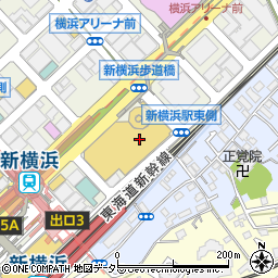 新横浜プリンスホテル 日本料理 羽衣周辺の地図