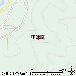 滋賀県米原市甲津原周辺の地図