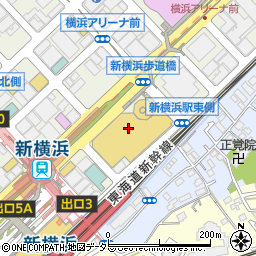 プレジーナ新横浜プリンスペペ店周辺の地図