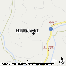 兵庫県豊岡市日高町小河江周辺の地図