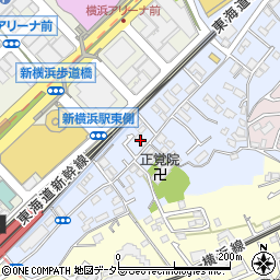 シェルガーデン新横浜周辺の地図