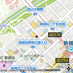 新横浜 Bistro Vin Vin周辺の地図