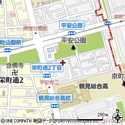 オーベル横濱鶴見セントラルパーク周辺の地図
