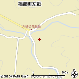 鳥取県鳥取市福部町左近374周辺の地図