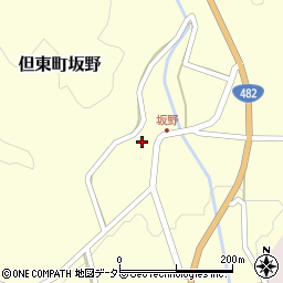 兵庫県豊岡市但東町坂野158周辺の地図