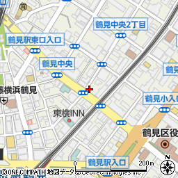 ファミリーマート鶴見区役所通り店周辺の地図