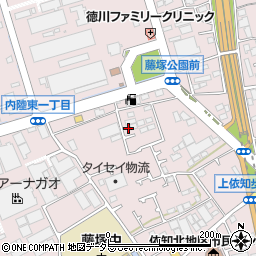 神奈川県厚木市上依知1304-4周辺の地図