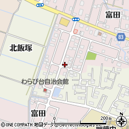 千葉県大網白里市富田2111-97周辺の地図