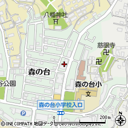 神奈川県横浜市緑区森の台6周辺の地図