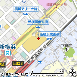 新横浜プリンスホテル　千鳥周辺の地図