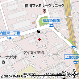神奈川県厚木市上依知1304周辺の地図