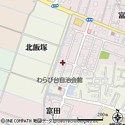 千葉県大網白里市富田2111-113周辺の地図