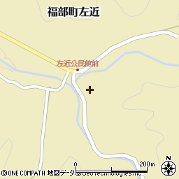 鳥取県鳥取市福部町左近368周辺の地図