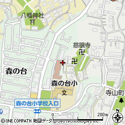 神奈川県横浜市緑区森の台12周辺の地図