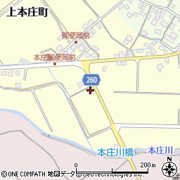 島根県松江市上本庄町593周辺の地図