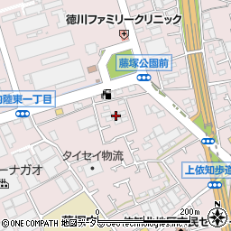 神奈川県厚木市上依知1357-5周辺の地図