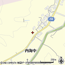 鳥取県鳥取市内海中周辺の地図