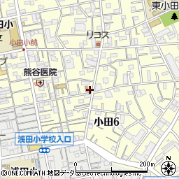 勝間田商店周辺の地図