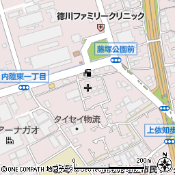 神奈川県厚木市上依知1304-1周辺の地図