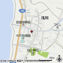 浅川公民館周辺の地図