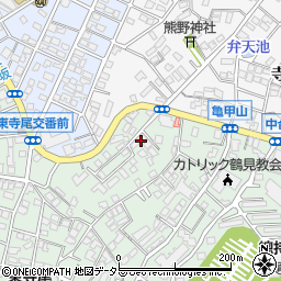 神奈川県横浜市鶴見区東寺尾中台17-16周辺の地図