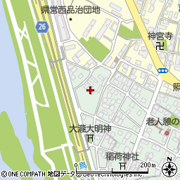 鳥取市立　西品治児童館周辺の地図