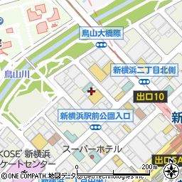 新横浜ラーメン博物館本社ビル周辺の地図